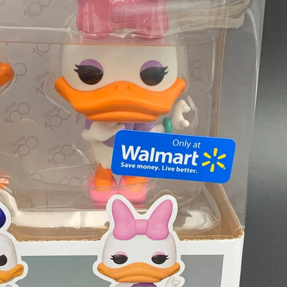 Funko Pop Disney 100 Mickey Minnie Donald Daisy 4 Pack Walmart Exclusive